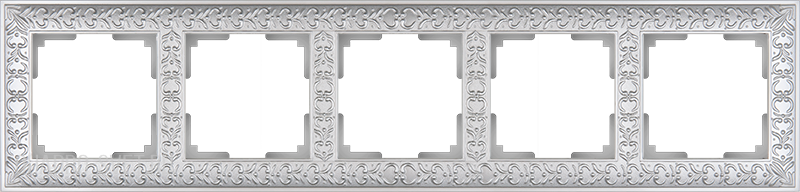 Рамка на 5 постов (жемчужный) Werkel WL07-Frame-05