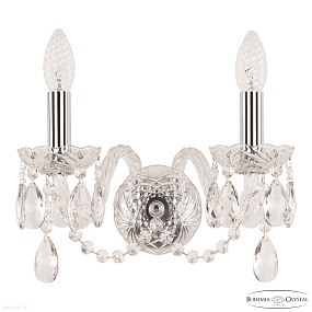 Бра хрустальное Bohemia IVELE Crystal 101B/2/141 Ni