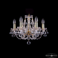 Хрустальная подвесная люстра Bohemia IVELE Crystal 1406/6/141/G/Balls
