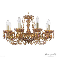Хрустальная подвесная люстра Bohemia IVELE Crystal 119/8/200 G M777