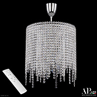 Хрустальный светодиодный подвесной светильник APL LED Sicilia SH01.35.B.LED -DIM.Ni.Tube