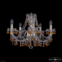Хрустальная подвесная люстра Bohemia IVELE Crystal 1410/5/195 G V1003