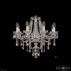 Хрустальная подвесная люстра Bohemia IVELE Crystal 1415/8/200 G R801