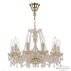 Хрустальная подвесная люстра Bohemia IVELE Crystal 112/10/165 G V0300