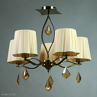 Люстра потолочная BRIZZI 03203 BX 03203/5 Bronze Cream