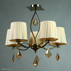 Люстра потолочная BRIZZI 03203 BX 03203/5 Bronze Cream