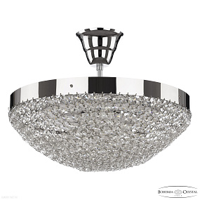 Хрустальная потолочная люстра Bohemia IVELE Crystal 19321/35NZ/LED-DIM Ni