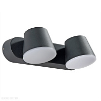 Уличный настенный светодиодный светильник Arte Lamp CHICO A2212AL-2BK