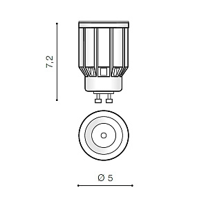 Лампа светодиодная Azzardo Elegant bulb 3000K AZ2229