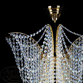 Люстра подвесная ARTGLASS MELANIE DIA 550x1000 CE