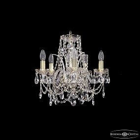 Хрустальная подвесная люстра Bohemia IVELE Crystal 1411/5/141/G