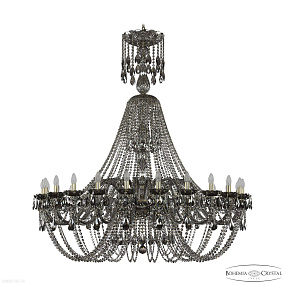 Большая хрустальная люстра Bohemia IVELE Crystal 1406/24/530/XL-160 G M731