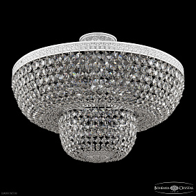 Хрустальная потолочная люстра Bohemia IVELE Crystal AL19101/55FL WMN