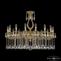 Подвесная хрустальная люстра Bohemia Ivele Crystal Verona 72302/16/360 A G