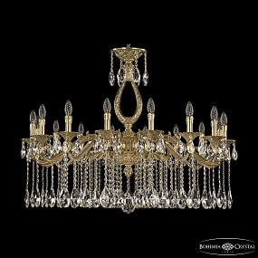 Подвесная хрустальная люстра Bohemia Ivele Crystal Verona 72302/16/360 A G