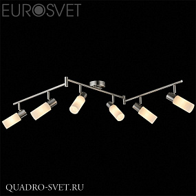 Спот EUROSVET Мэдиссон 20043/6 сатин-никель