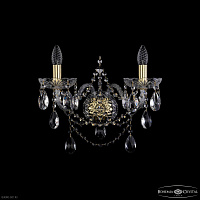 Бра с хрусталем Bohemia IVELE Crystal 1411B/2/195/XL G