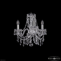 Хрустальная подвесная люстра Bohemia IVELE Crystal 1403/3/141 Ni