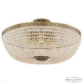 Хрустальная потолочная люстра Bohemia IVELE Crystal AL19051/55OL AGB