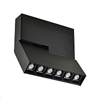 Трековый светодиодный светильник для магнитного шинопровода Donolux Eye turn DL18786/06M Black 4000K