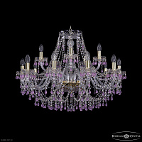 Хрустальная подвесная люстра Bohemia IVELE Crystal 1410/10+5/300 G V7010