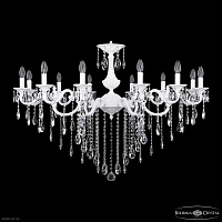 Большая хрустальная люстра Bohemia IVELE Crystal AL78104/12/430 B WM