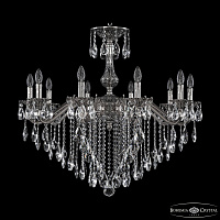 Подвесная хрустальная люстра Bohemia Ivele Crystal Verona 72102/10/300 B NB