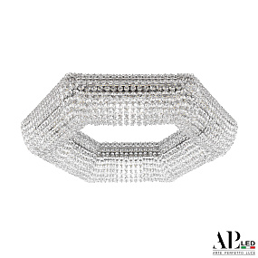 Хрустальная потолочная светодиодная люстра APL LED Rimini S506.0.60.A.4000