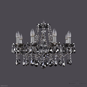 Хрустальная подвесная люстра Bohemia IVELE Crystal 1413/8/200 Ni M781