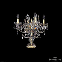 Настольная лампа с хрусталем Bohemia IVELE Crystal 1411L/4/141-39 G