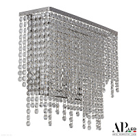 Бра хрустальное светодиодное APL LED Rimini S500.B3.35-27.B.4000