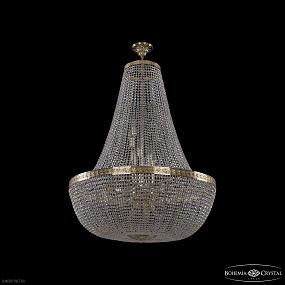 Большая хрустальная люстра Bohemia IVELE Crystal 19051/H2/90IV G