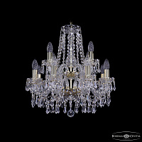 Хрустальная подвесная люстра Bohemia IVELE Crystal 1403/8+4/160/2d G