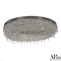 Хрустальная потолочная светодиодная люстра APL LED Sicilia SH610.2.80.B.Ni.4000