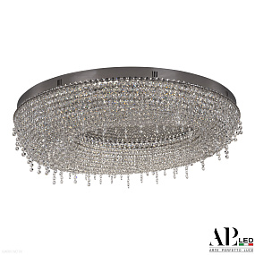 Хрустальная потолочная светодиодная люстра APL LED Sicilia SH610.2.80.B.Ni.4000