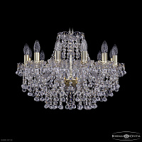 Хрустальная подвесная люстра Bohemia IVELE Crystal 1409/12/195 G