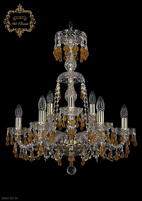 Хрустальная подвесная люстра Bohemia Art Classic 11.24.6+3.200.XL-64.Gd.V1003