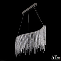 Большая хрустальная светодиодная люстра APL LED Sicilia SH07.100.B.Ni.4000