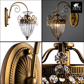 Бра Arte Lamp SCHELENBERG A4410AP-1SR