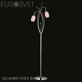 Торшер EUROSVET 22080 22080/2F хром