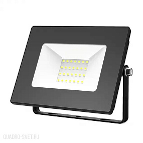 Прожектор Gauss светодиодный 30W COB IP65 6500К черный