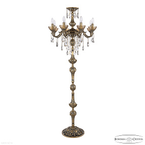 Хрустальный торшер Bohemia IVELE Crystal AL78101T/8/175 B AGB P Amber/M-1F