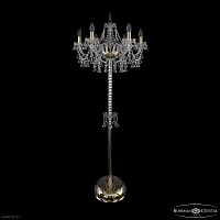 Торшер с хрусталем Bohemia IVELE Crystal 1409T2/6/195-160 G
