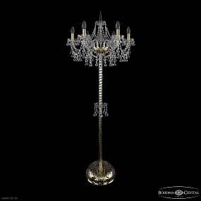 Торшер с хрусталем Bohemia IVELE Crystal 1409T2/6/195-160 G
