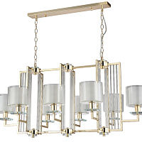 Большая люстра Crystal Lux NICOLAS SP8 L1000 GOLD/WHITE