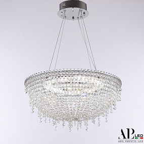 Хрустальная подвесная светодиодная люстра APL LED Sicilia SH501.0.50.B.LED -DIM.Ni