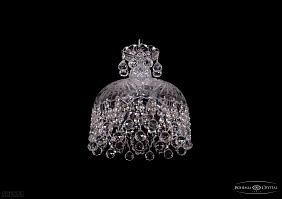 Хрустальный подвесной светильник Bohemia IVELE Crystal 7711/30/Ni/Balls