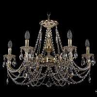 Литая подвесная люстра с хрусталем Bohemia IVELE Crystal 1702/6/265/C/GI