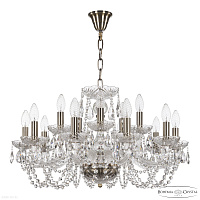 Хрустальная подвесная люстра Bohemia IVELE Crystal 119/10+5/240 Pa