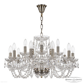 Хрустальная подвесная люстра Bohemia IVELE Crystal 119/10+5/240 Pa